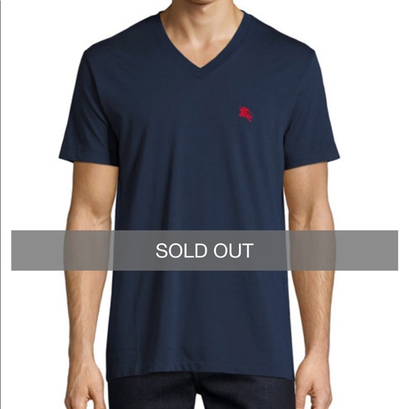 burberry v neck shirt